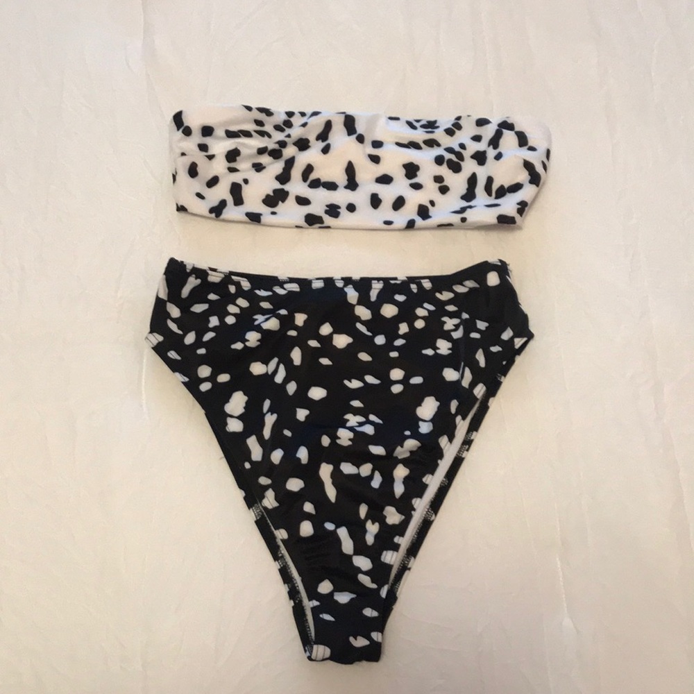 ASOS Black & White Swim